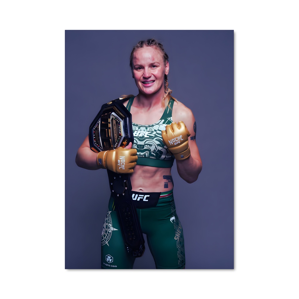 Poster Championne de la Lumière – affiche MMA